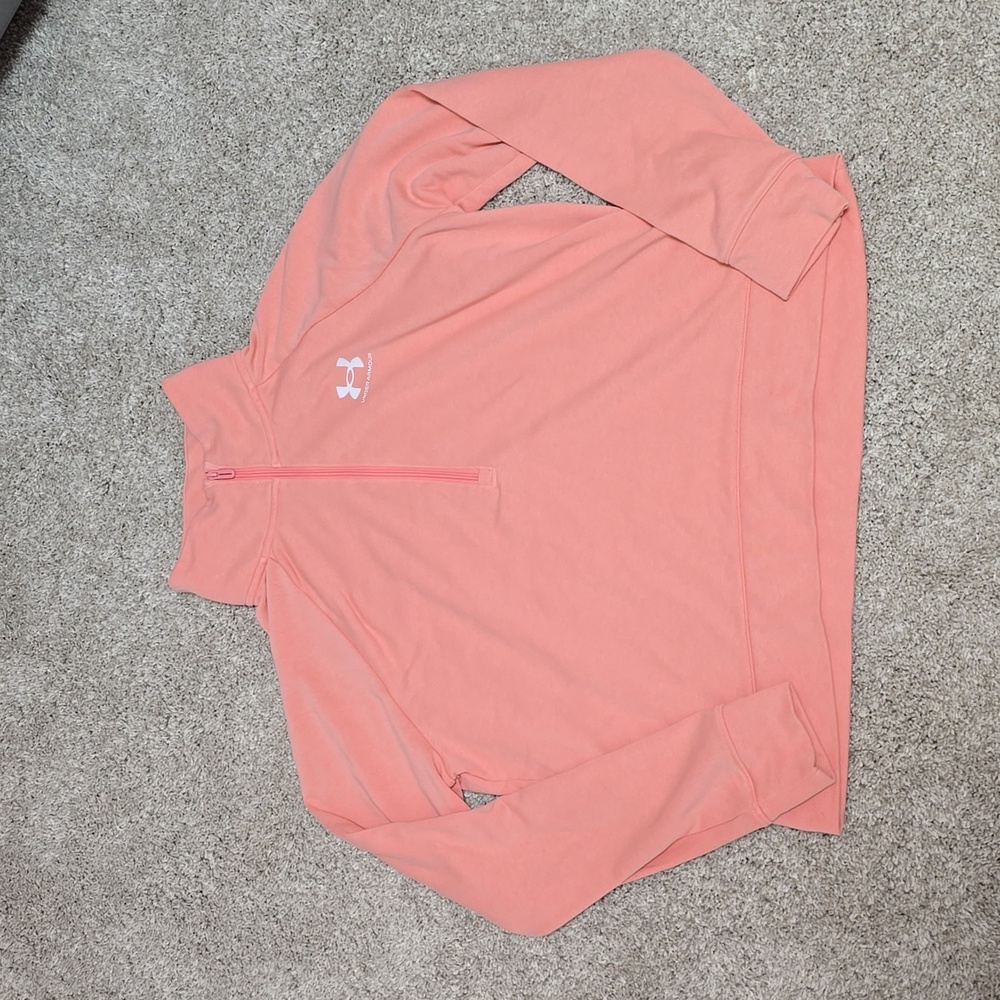 1/4 Quarter Zip Coral Under Armour Sweatshirt